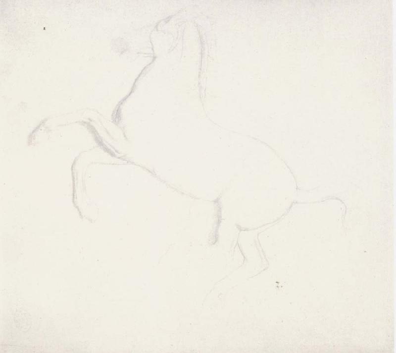 Edgar Degas Study of a Horse from the Parthenon Frieze France oil painting art